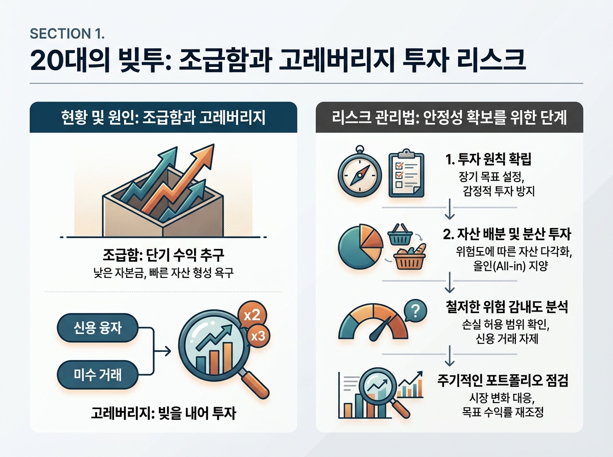 20대의 빚투: 조급함이 낳은 고레버리지 투자와 리스크 관리법 설명 이미지