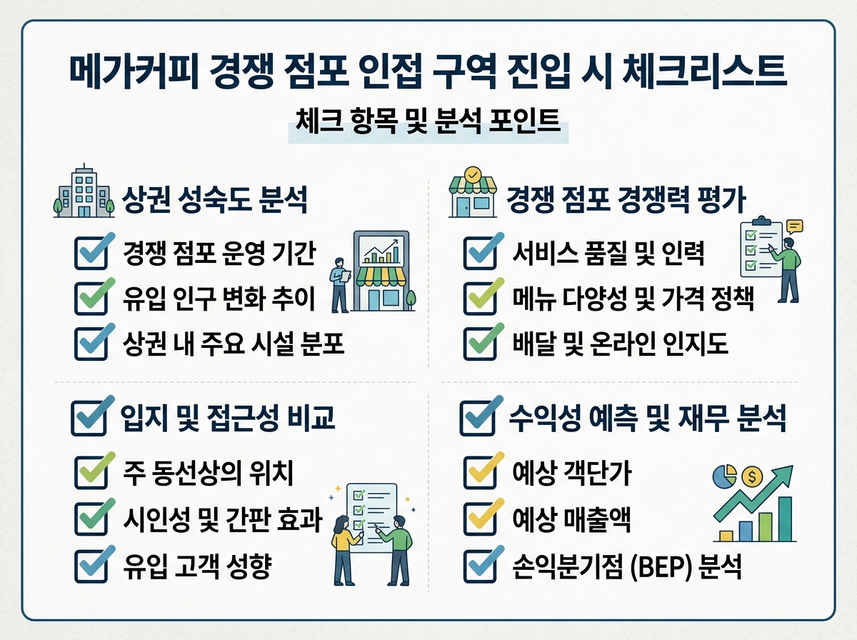 4. 경쟁 점포 인접 구역 진입 시 체크리스트 설명 이미지