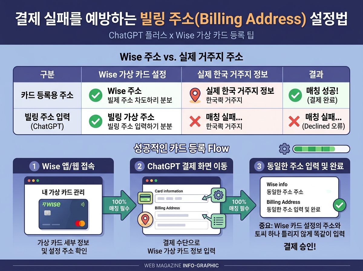 4. 결제 실패를 예방하는 빌링 주소(Billing Address) 설정법 설명 이미지