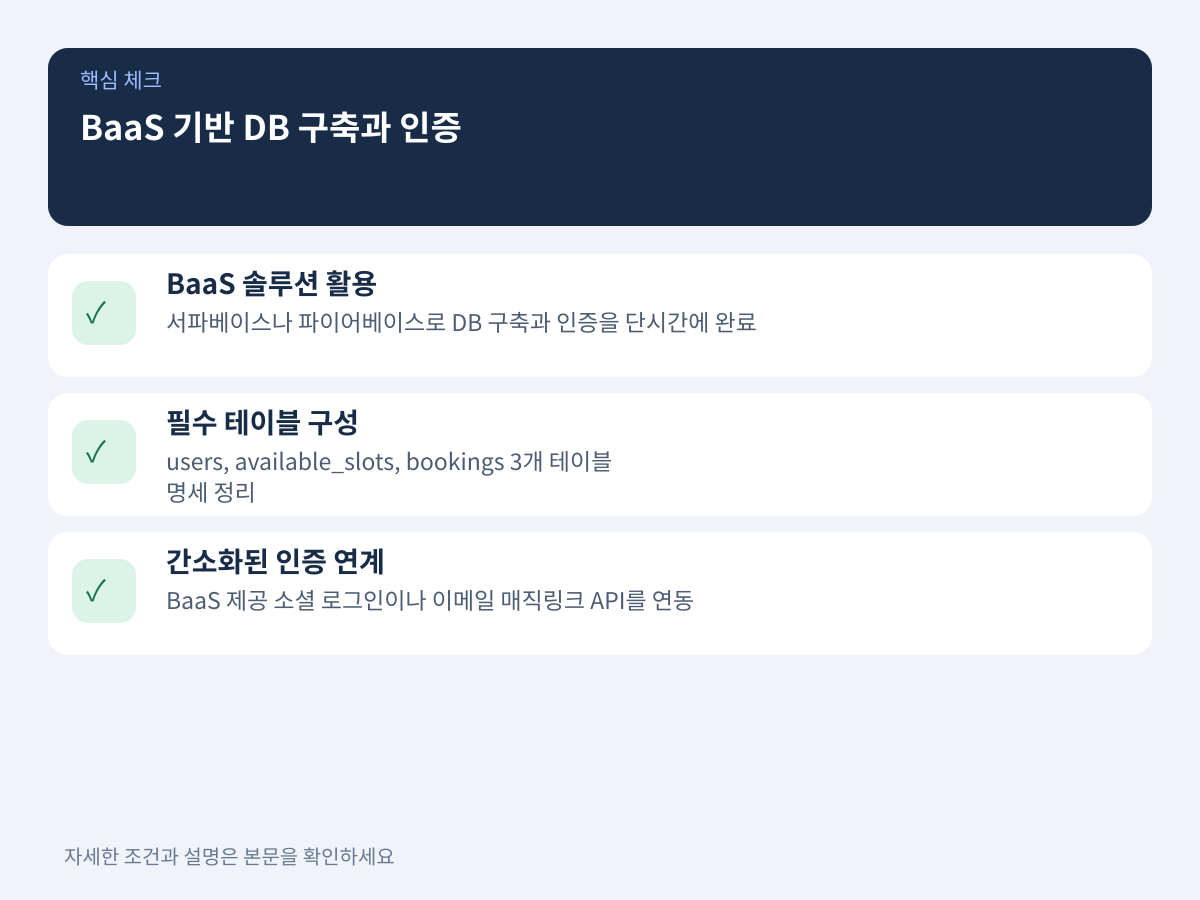 4. BaaS 기반 데이터베이스 구축과 간소화된 인증 연계 설명 이미지