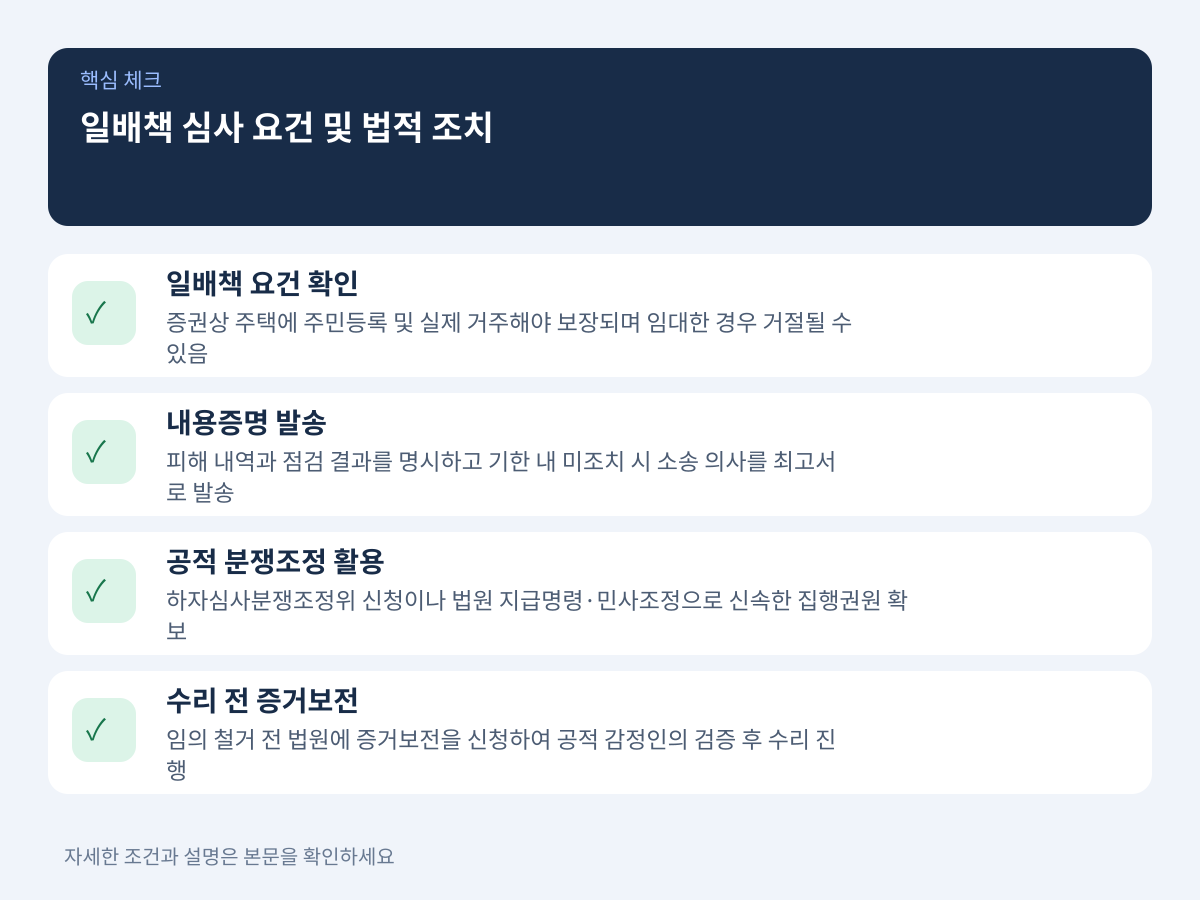 일상생활배상책임보험 심사 요건 및 합의 거부 시 법적 조치 설명 이미지